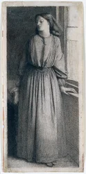 Elizabeth Siddal à la fenêtre