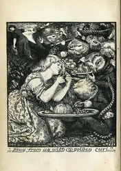 Frontispice de Goblin Market and Other Poems par Christina Rossetti, 1861-1862