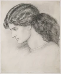 Tête de femme, 1861