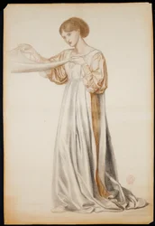 Étude pour un porteur de cercueil dans "Le Rêve de Dante", 1873