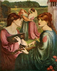 Le Préau fleuri, 1850-1872, vers 1912