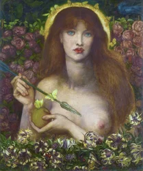 Vénus Verticordia (Vénus qui change les cœurs) - œuvre de Dante Gabriel Rossetti (1828-1882)
