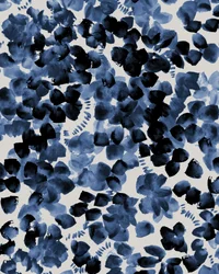 Fleurs aquarellées bleues