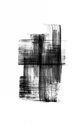 Abstrait aux traits audacieux