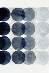 Cercles bleus qui s