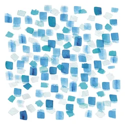 Touches de bleu