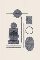 Formes géométriques texturées