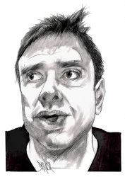 Alessandro Di Battista, 2023 (dessin numérique au crayon de couleur)