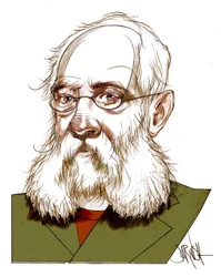 Ferdinand Petruccelli de Gattina , 2016 (dessin numérique au crayon de couleur)