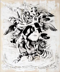 Adoration émoussée, 2018 (huile sur toile)