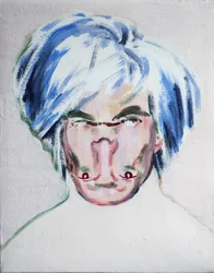 Shockheaded Warhol, 2013 (acrylique sur toile)