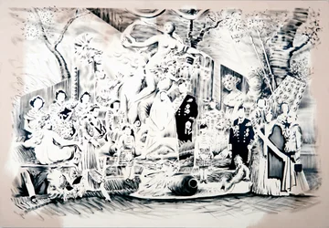 Vénus apportant des armes, 2018 (huile sur toile)
