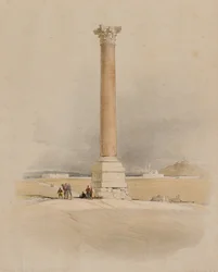 La colonne de Pompée, Alexandrie