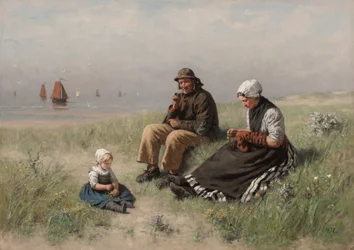 Sur le sable à Scheveningen