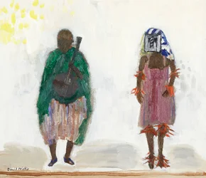 Musicien et danseur du Sénégal