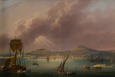 Dundee depuis la rivière, vers 1835