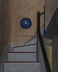Au-dessus et au-delà, 2022 (huile sur toile)