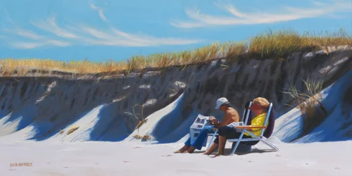 Dune Buddies, 2017 (huile sur toile)