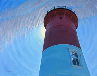 Voir la lumière, 2017 (huile sur toile)