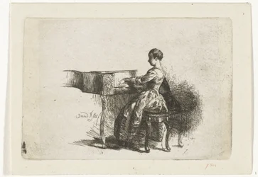 Fille au piano