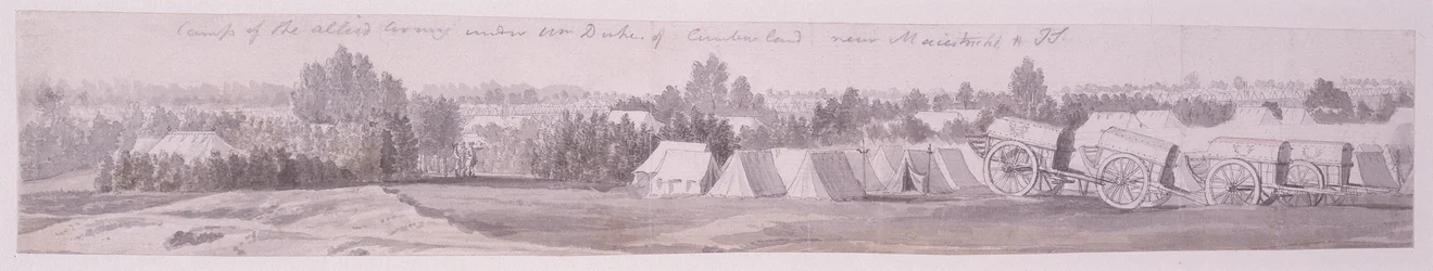 Paysage avec figures et une charrette