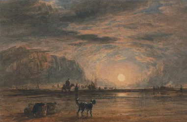 Scène de Plage - Lever du Soleil