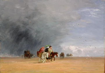 Traversée des sables, 1848