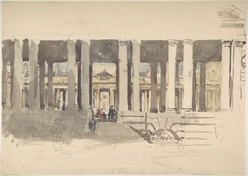 Hôpital de Greenwich (recto) ; Étude d