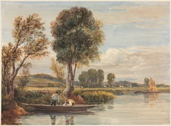 Sur la Tamise, vers 1827-1829