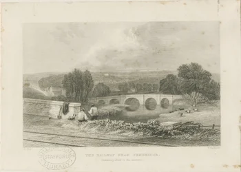 Ville de Penkridge - Chemin de fer et pont Bull