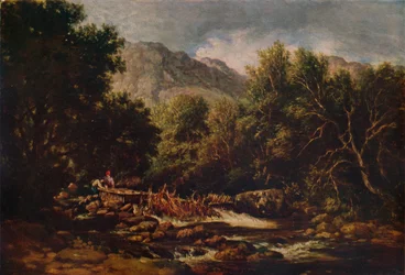 Sur le Lledr, vers 1844
