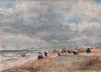 Rhyl Sands, vers 1850