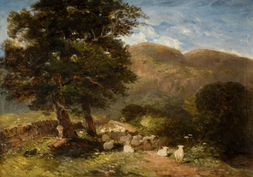 Garder les moutons, Bettws-y-Coed, 1849