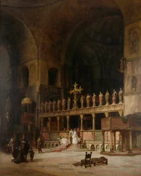Intérieur de Saint-Marc, Venise