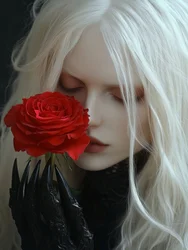 La beauté de la rose noire