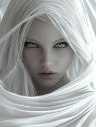 Regard blanc éthéré