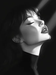 Portrait de beauté dans l