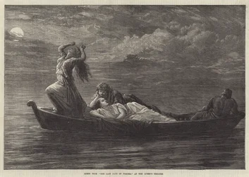 Scène des Derniers Jours de Pompéi, au Queen