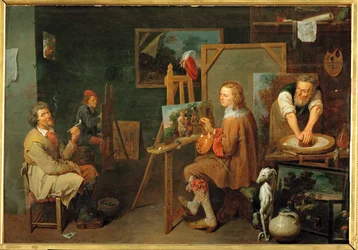 Étude du peintre
