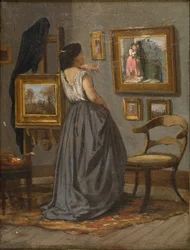Une dame dans l