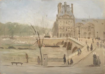 Pont Royal à Paris. Esquisse