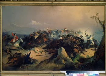 Attaque par les Tcherkesses de la cavalerie russe le 24 mai 1846