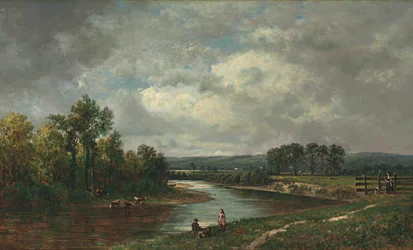 Rivière Connecticut à South Lancaster, New Hampshire