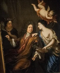 Suédois : Autoportrait avec allégories Autoportrait avec allégories