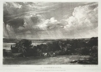 Divers sujets de paysage, caractéristiques du paysage anglais...Un été, 1831