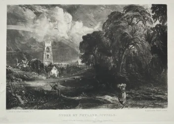 Divers sujets de paysage, caractéristiques du paysage anglais...Stoke by Neyland, Suffolk, 1830
