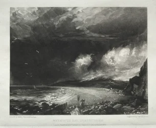 Divers sujets de paysage, caractéristiques du paysage anglais...Baie de Weymouth, Dorsetshire, 1830