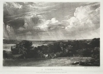 Divers sujets de paysage, caractéristiques du paysage anglais d