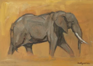 Éléphant mâle, 2018