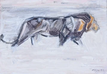 Lion au crépuscule, 2023